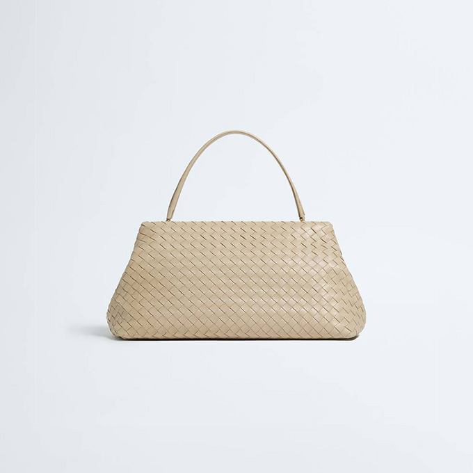 bottega veneta the 1998 intrecciato nappa leather frame top handle bag #868128